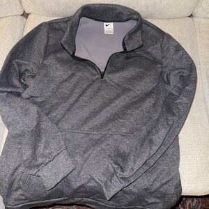 Nike Men's Therma-Fit Gray Sweater
